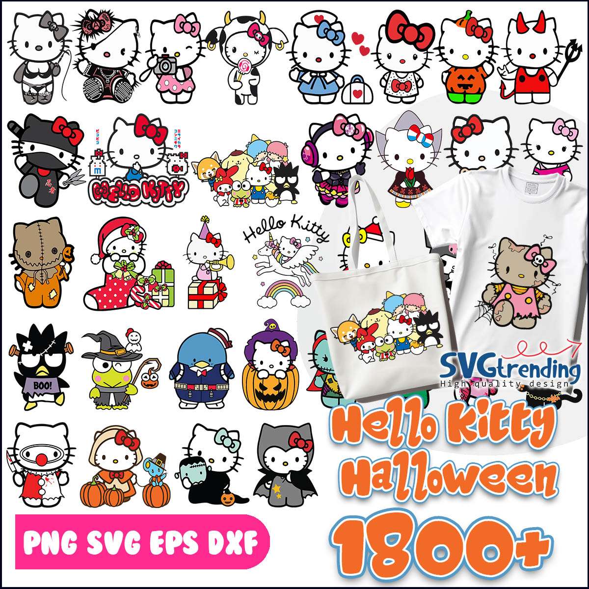 Hello Kitty bundle halloween, Japan Kitty halloween bundle