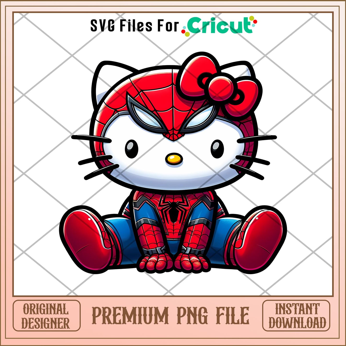 Hello kitty supper man png, The marvel png, digital dowload