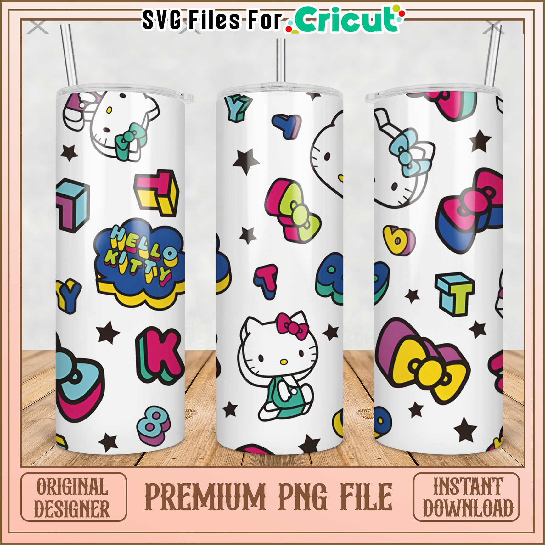 Hellow kitty toys design tumbler png, cute cartoon png, hello kitty​ png