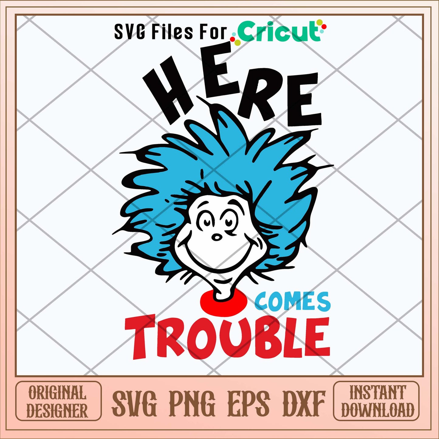 Here comes trouble Svg