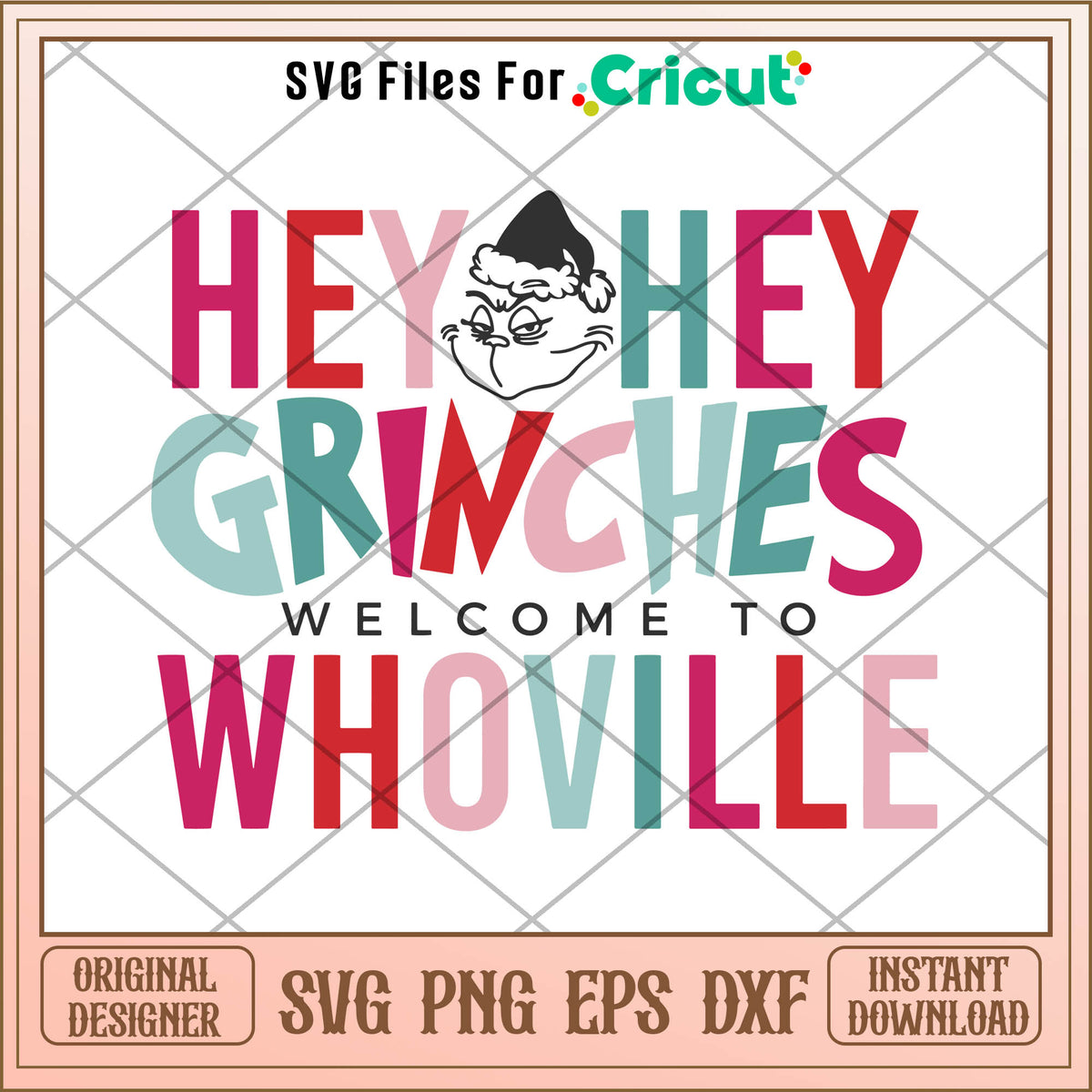 Hey Hey Grinches To Whoville SVG, types of typographysvg svg – svg ...
