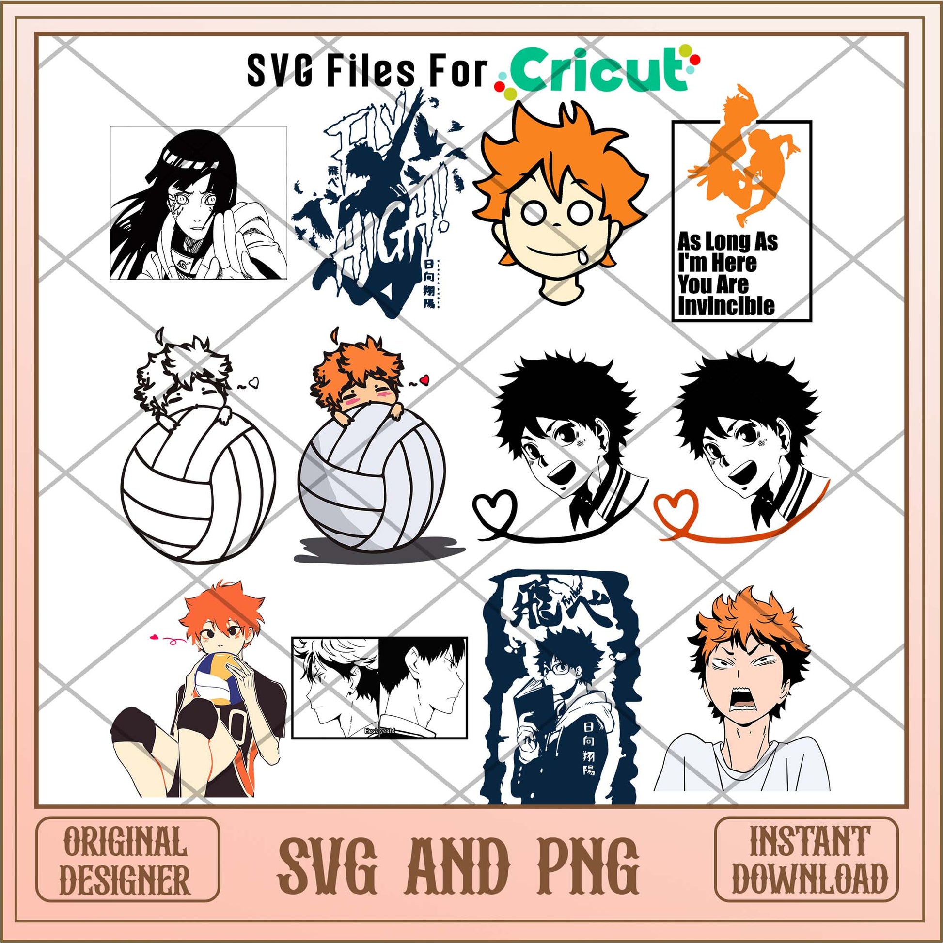 Anime Hinata svg, Anime Hinata bundle - Svgfileforcricut