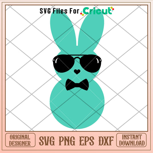 Hipster Easter Bunny Boys, Hipster Easter Bunnies Svg