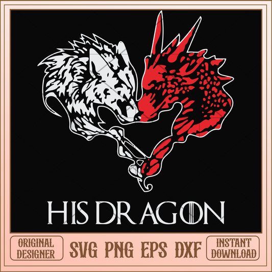 His dragon heart svg, dragon svg, funny svg