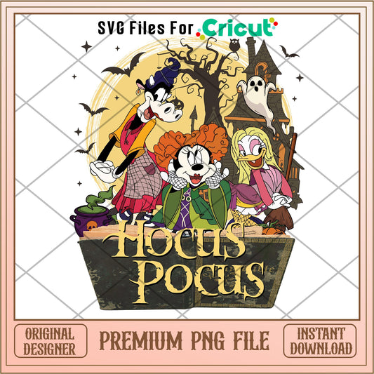 Hochs Pocus characters png, Hochs Pocus png, digital download