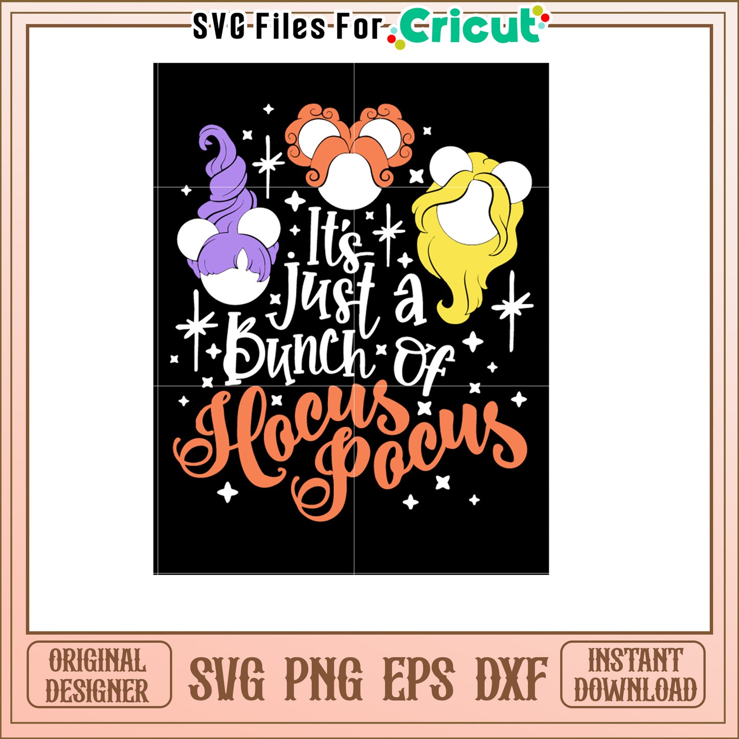 Hocus Pocus SVG Sisters Halloween Design