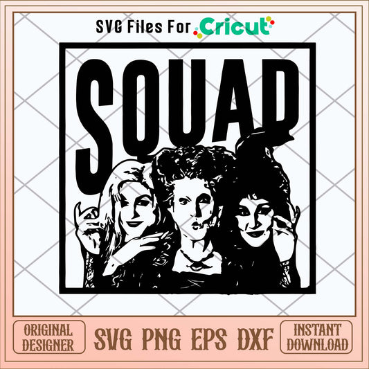 Hocus Pocus Squad Svg
