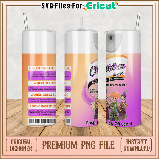Hocus Pocus Tumbler PNG