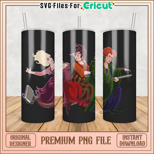 Hocus Pocus Tumbler PNG Sublimation