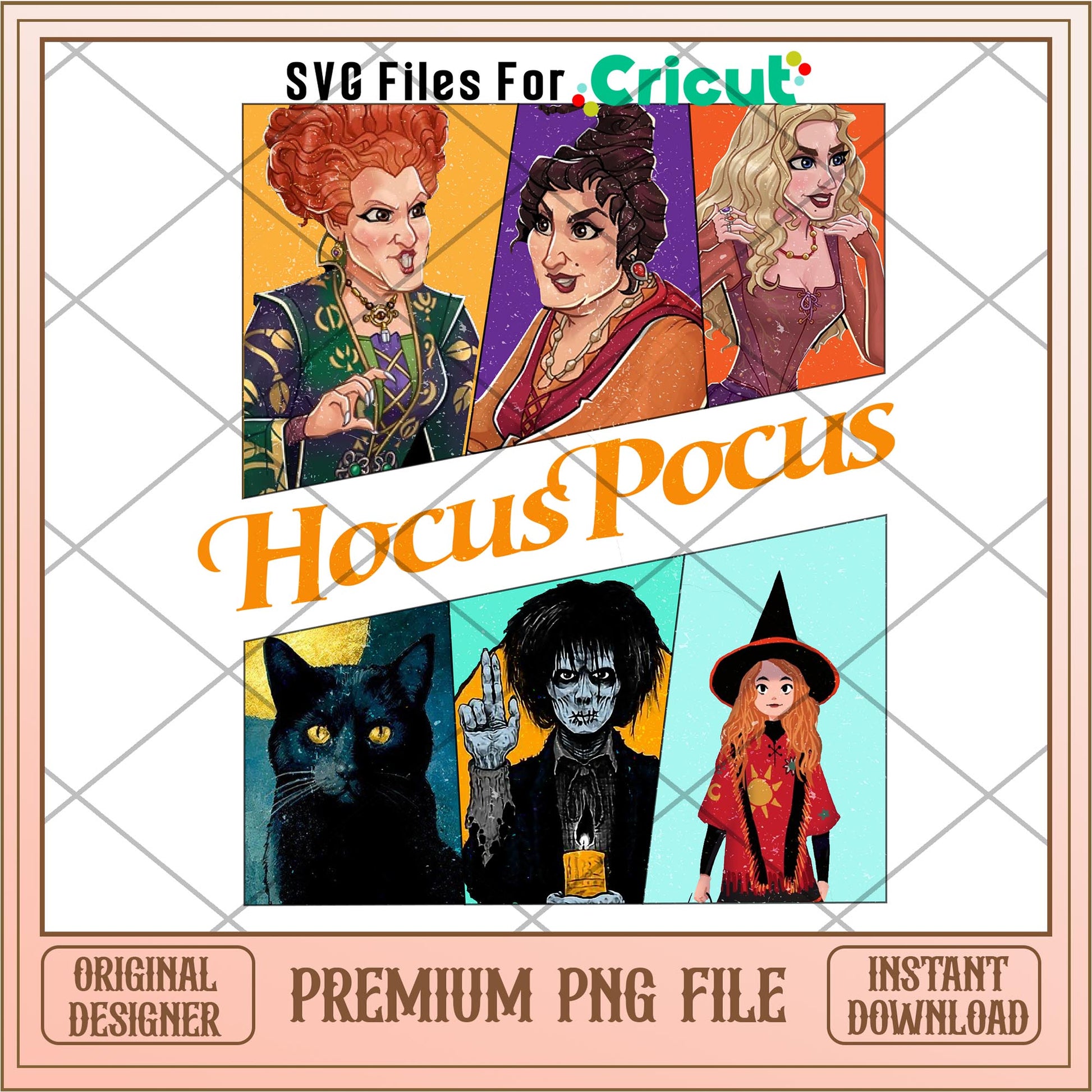 Hocus Pocus characters png, Hocus Pocus png, digital download