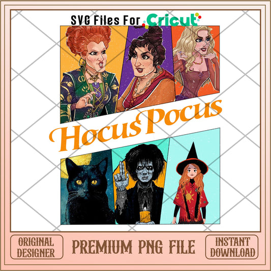 Hocus Pocus characters png, Hocus Pocus png, digital download