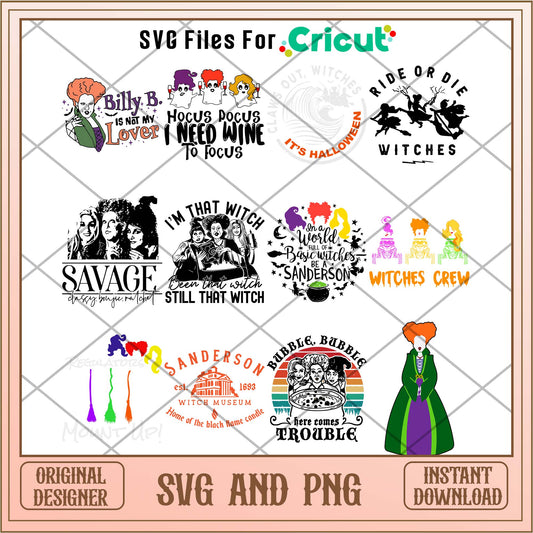 Halloween Hocus pocus svg bundle, Halloween svg - Svgfileforcricut