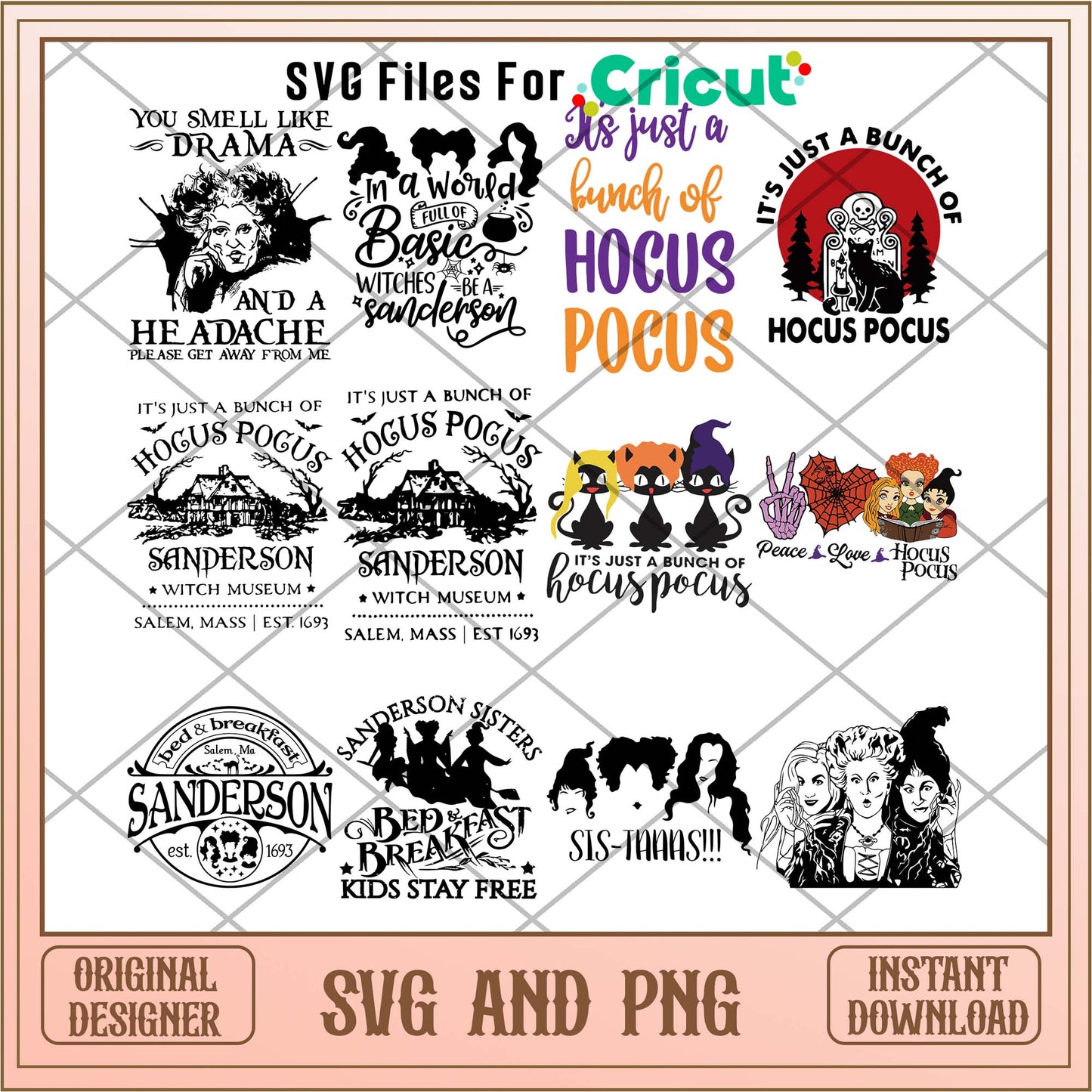Sanderson sisters svg bundle, Halloween svg - Svgfileforcricut
