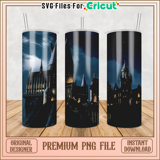 Hogwarts Castle PNG Sublimation Design