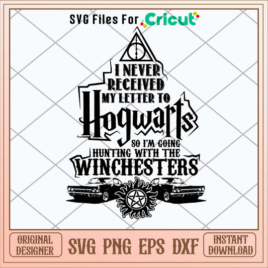Hogwarts Winchesters Supernatural Svg