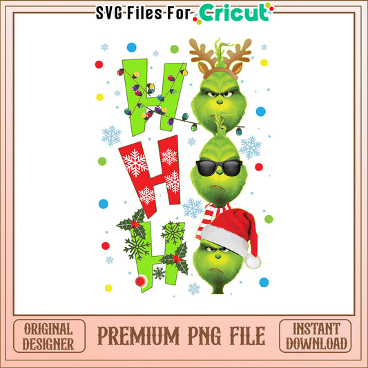 Hohoho christmas the grinch png, the grinch characters​​ png