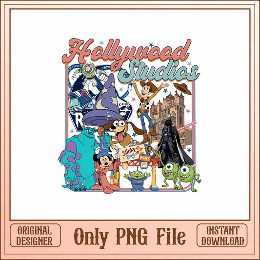 Hollywood Studios Disney SVG Bundle, Disney Parks PNG, SVG PNG