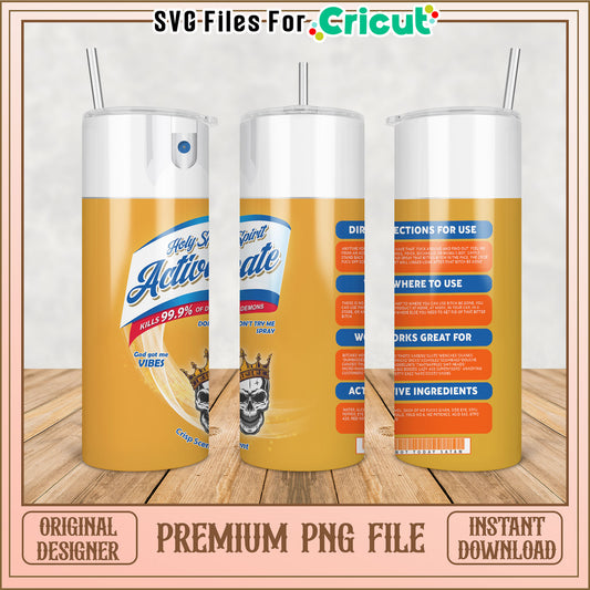 Holy Spirit Activated Tumbler PNG