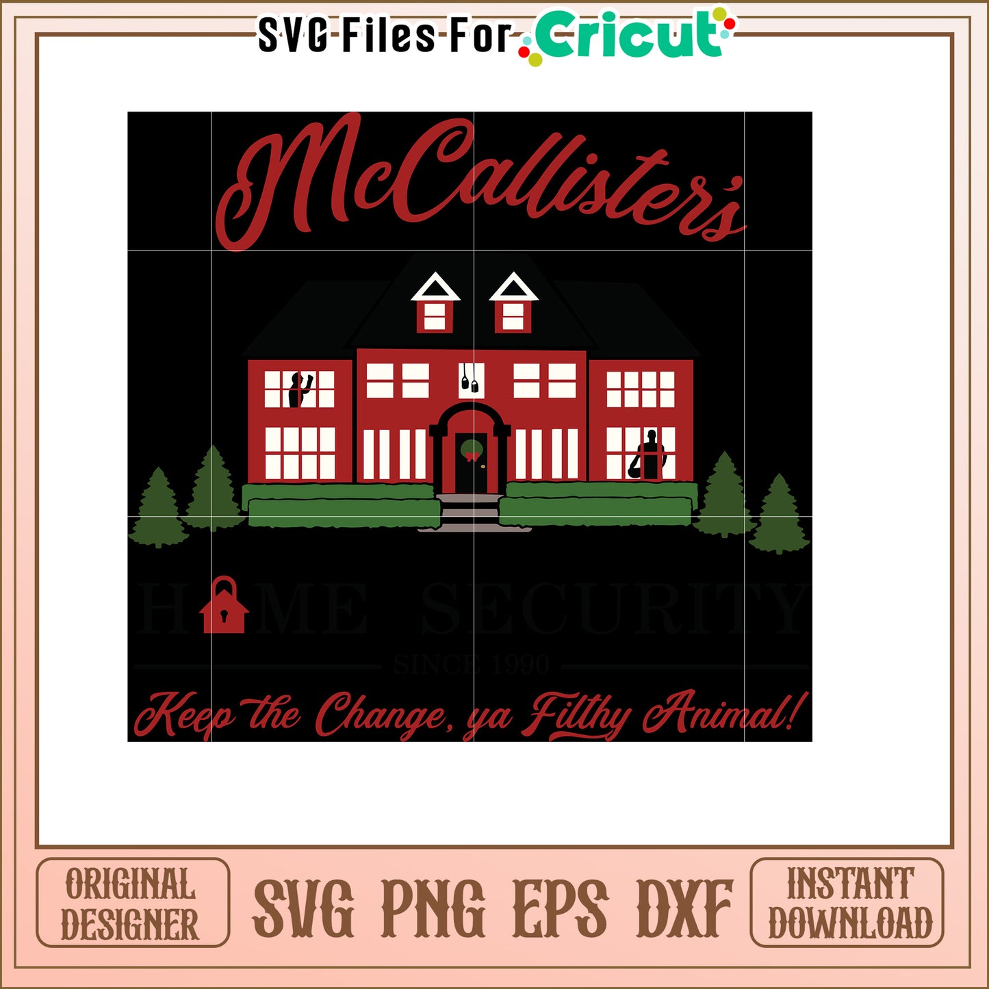 Home Alone McCallister House SVG