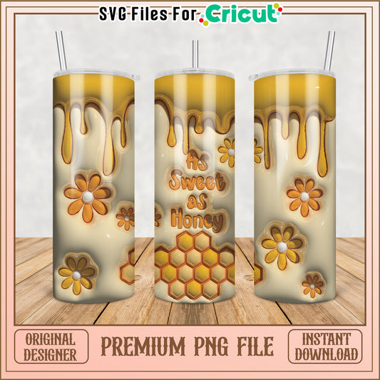 Honeycomb Tumbler PNG Design Download