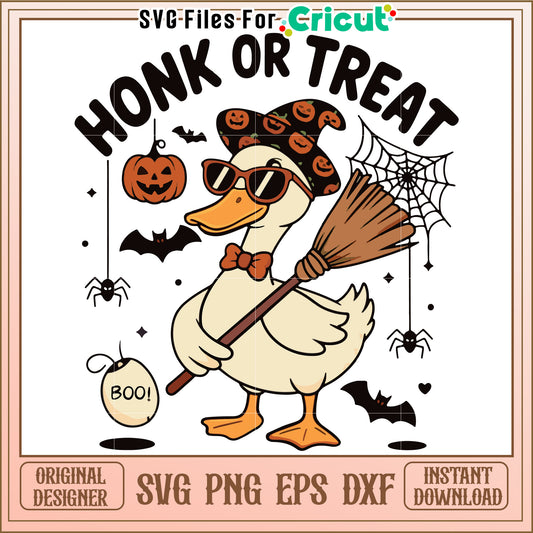 Honk or treat svg, happy halloween svg, spirit halloween svg