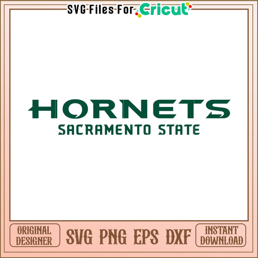 Hornets Sacramento State SVG Cut File, Perfect for Cricut Projects and Crafts