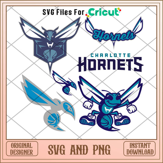 Charlotte Hornets svg, Charlotte Hornets svg bundle, NBA svg