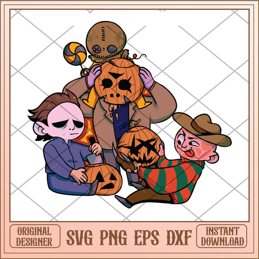 Horro movies halloween svg, Horror characters svg, digital download