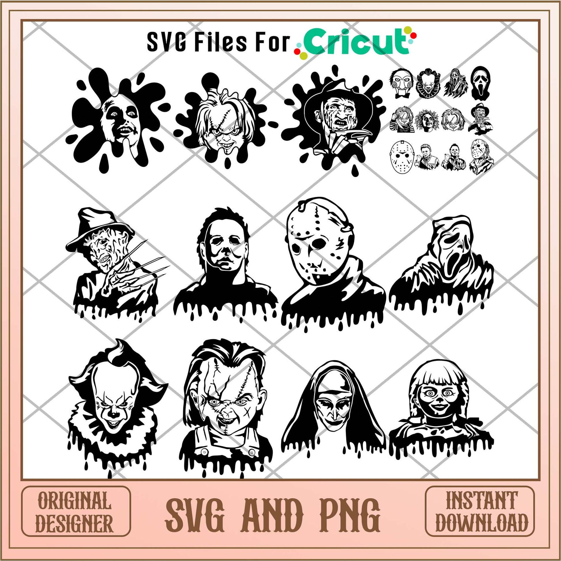 Horror Movie Blood svg bundle, Horror movies svg - Svgfileforcricut