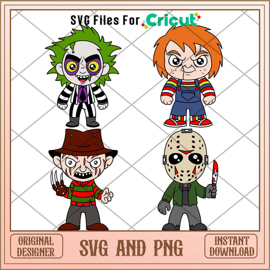 Horror Movie in color svg bundle, Horror movies svg - Svgfileforcricut