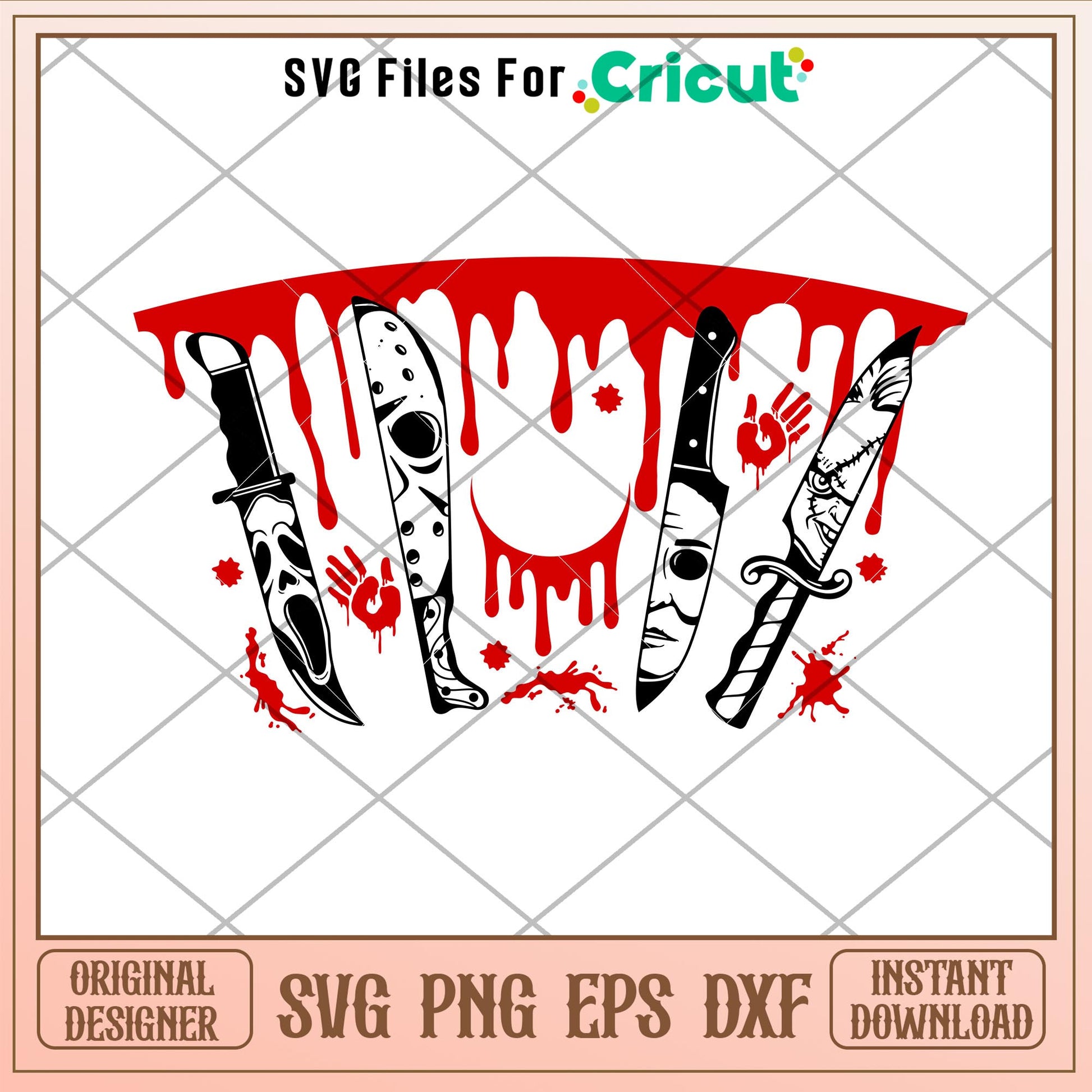 Horror Movie Knives Full Wrap, Horror Movie Knives Full Wrap