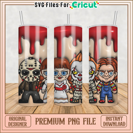 Horror Movie Tumbler PNG