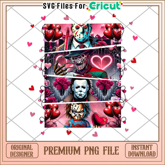 Horror Movie Valentine PNG