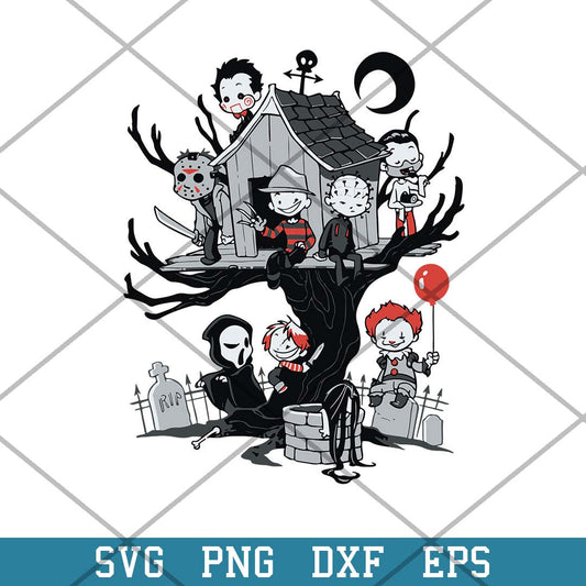 Horror Movies Character Svg, Horror Halloween Svg-Svgfilesforcricut