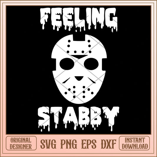 Horror Feeling stabby svg, Horror characters svg, digital download