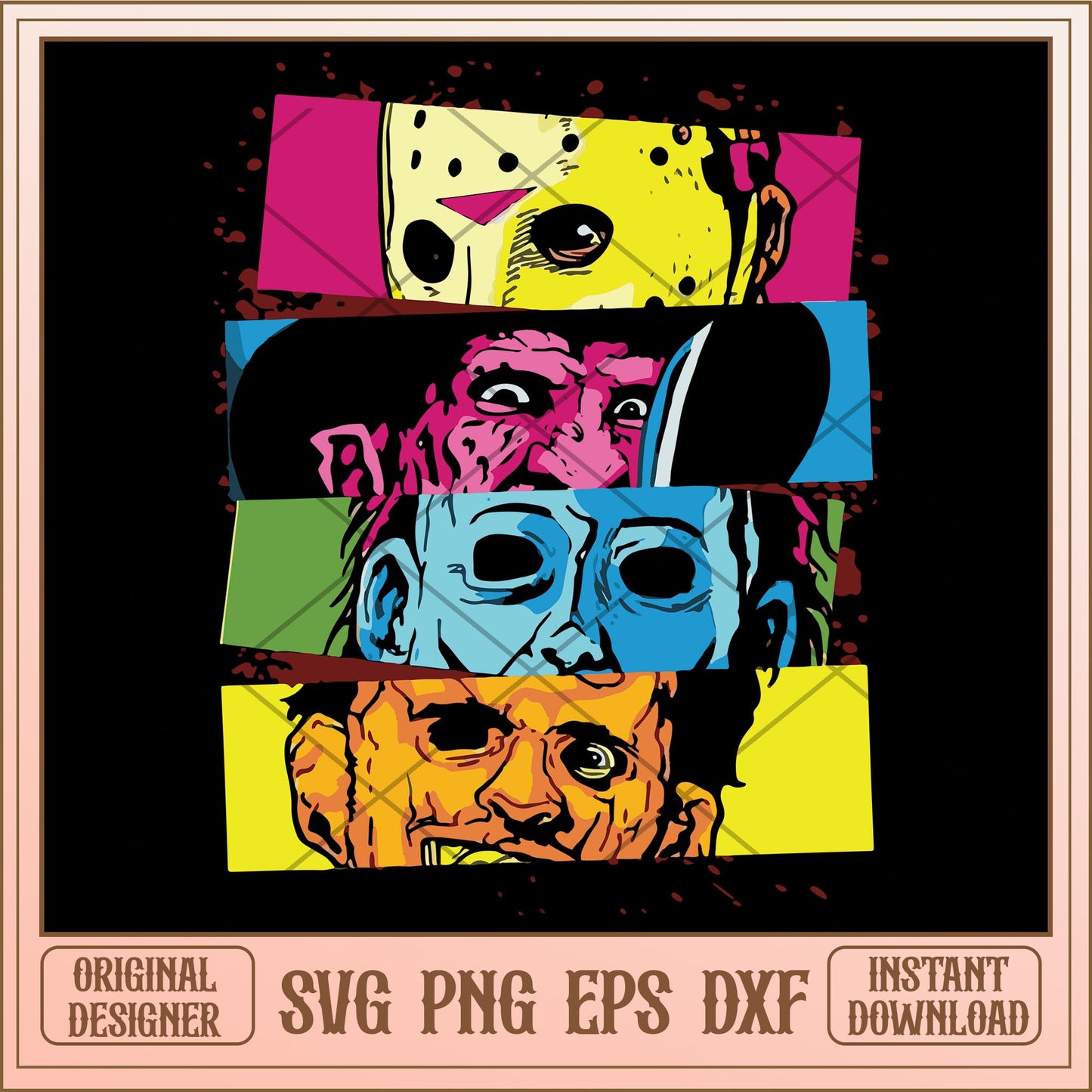 Horror Movie svg, Horror characters svg, digital download