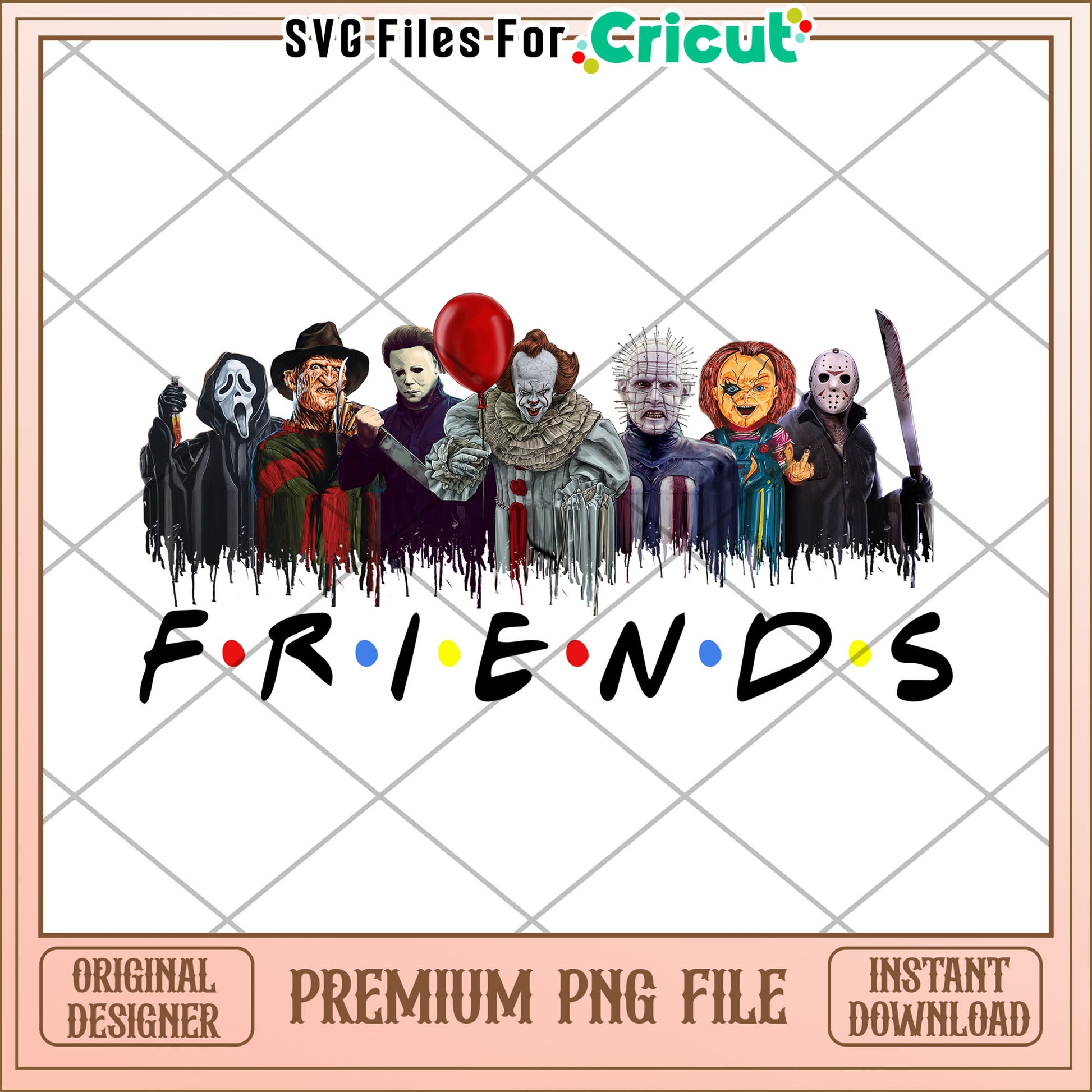 Horror characters logo png, halloween​ decorations​ png, halloween candy​ png