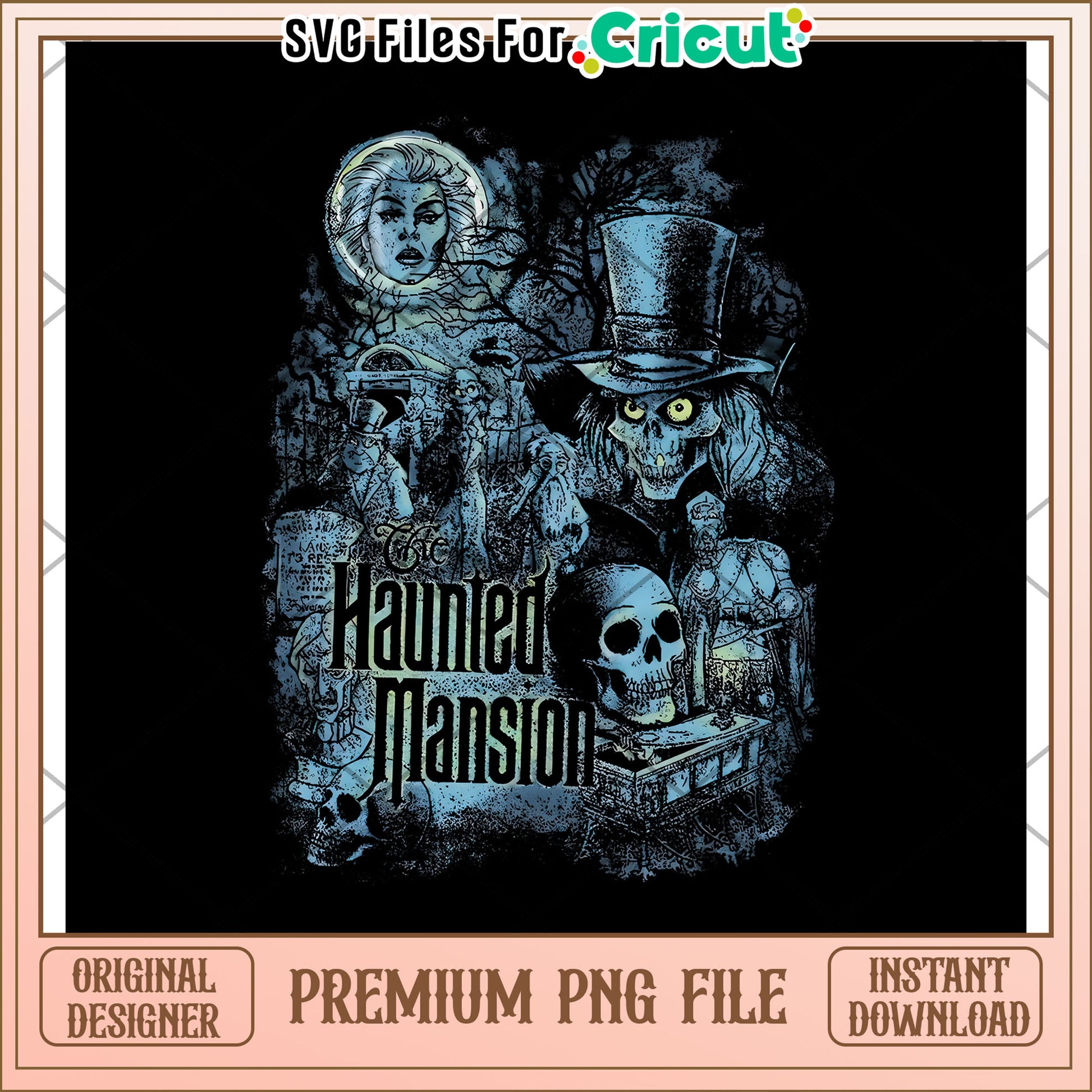 Horror design of haunted mansion png, halloween characters png, halloween season png