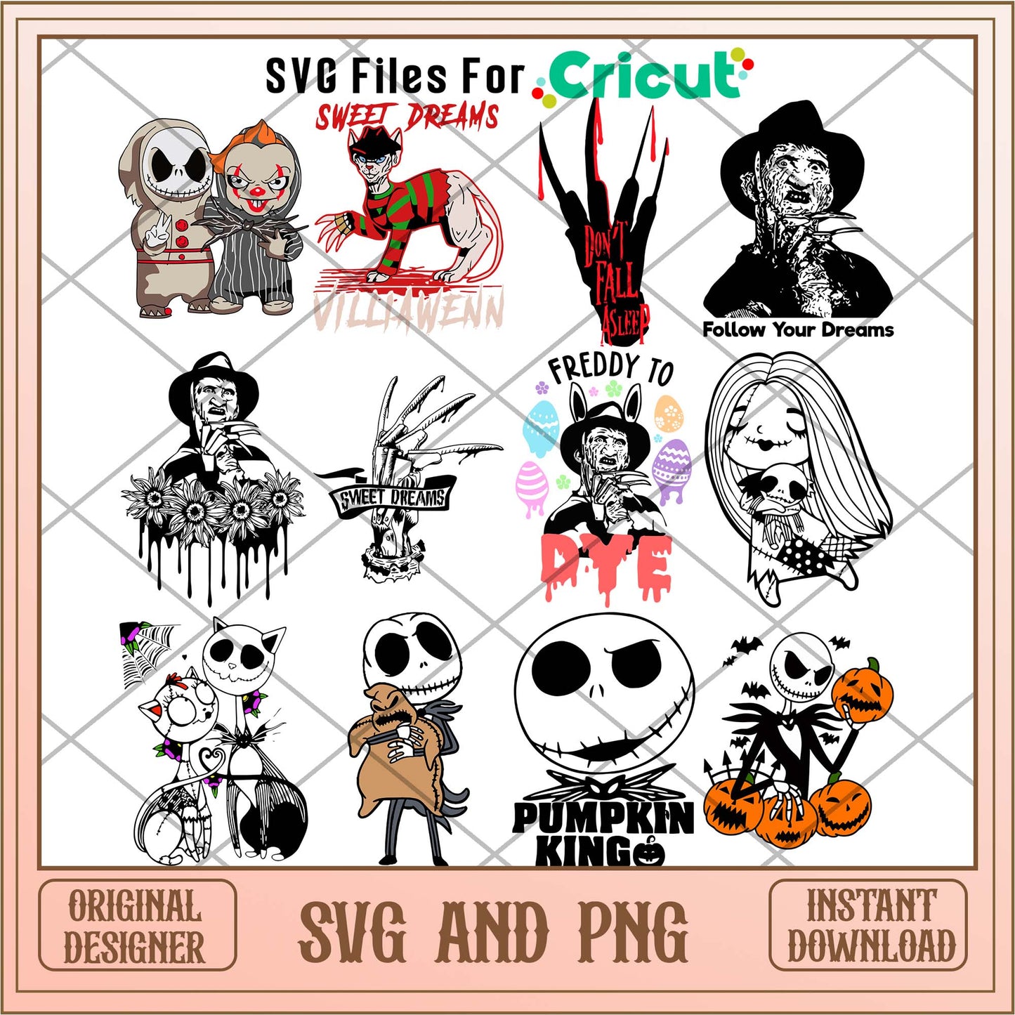 Horror killers svg bundle, Family horror movies svg - Svgfileforcricut