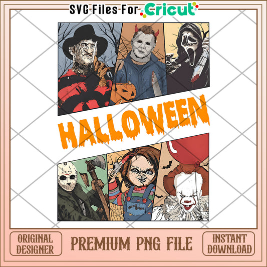 Horror movie characters design png, horror movie characters png, horror movie png