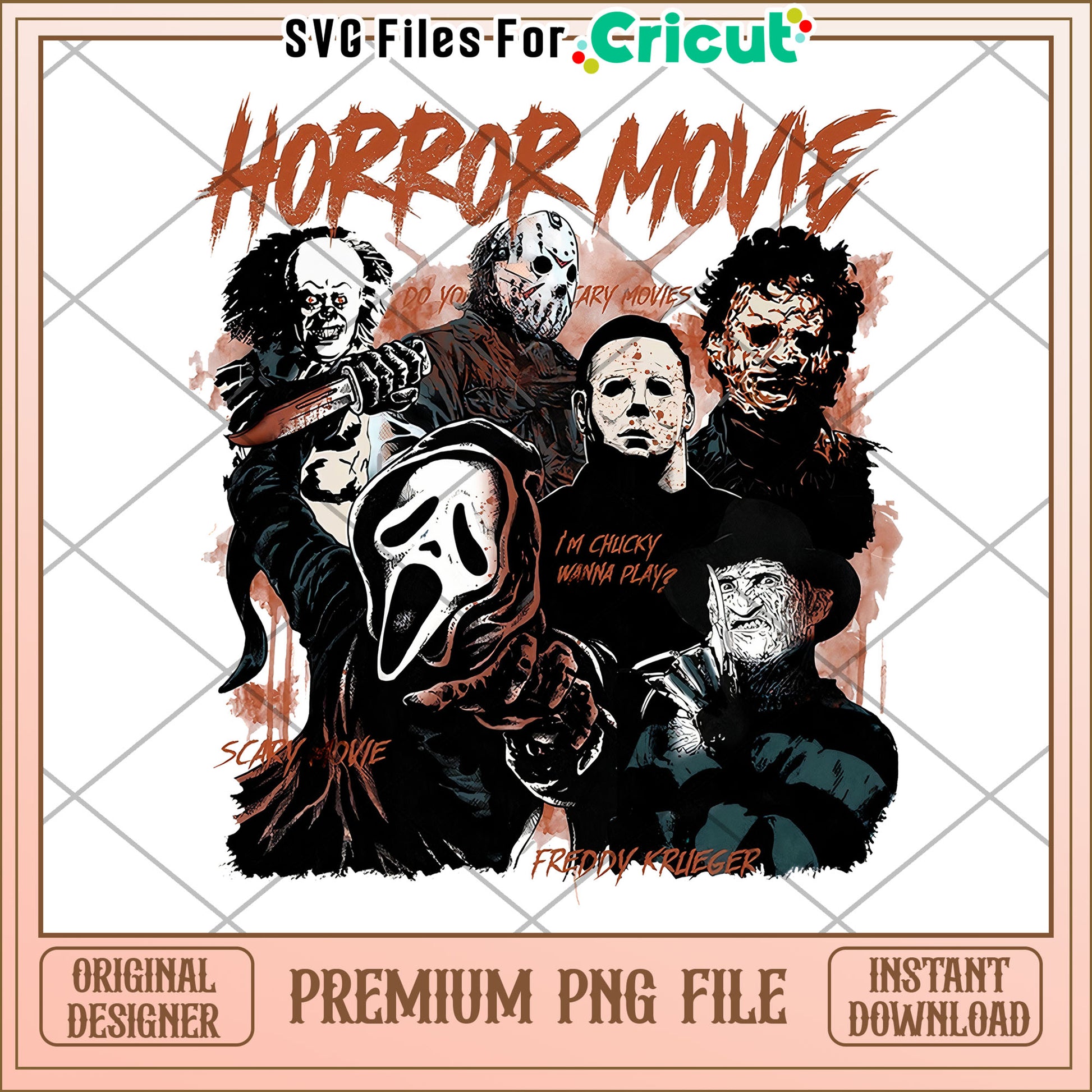 Horror movie png, halloween​ design​ png, halloween costume​ png