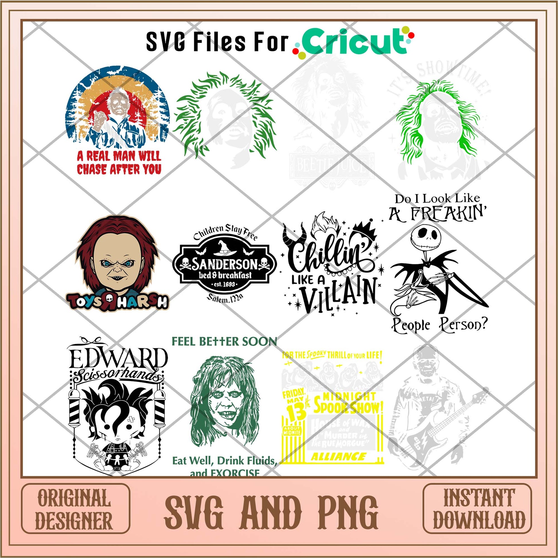 Beetlejuice friends svg bundle, Halloween svg bundle - Svgfileforcricut