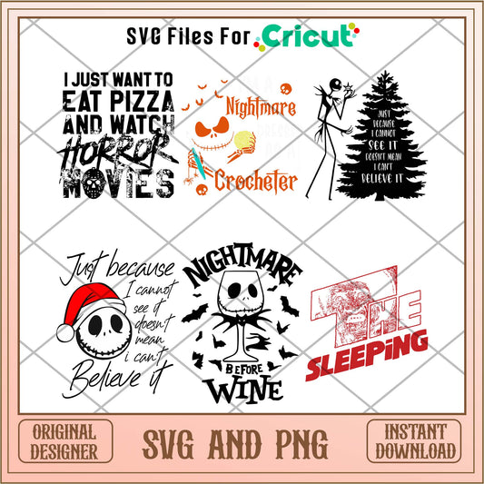 Nightmare halloween svg bundle, Halloween svg - Svgfileforcricut 