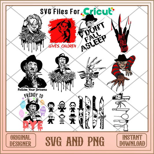 Halloween killers bundle, Halloween svg - Svgfileforcricut 