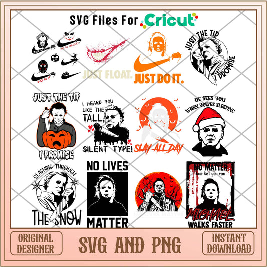 Michael Myers halloween svg bundle, Halloween svg - Svgfileforcricut