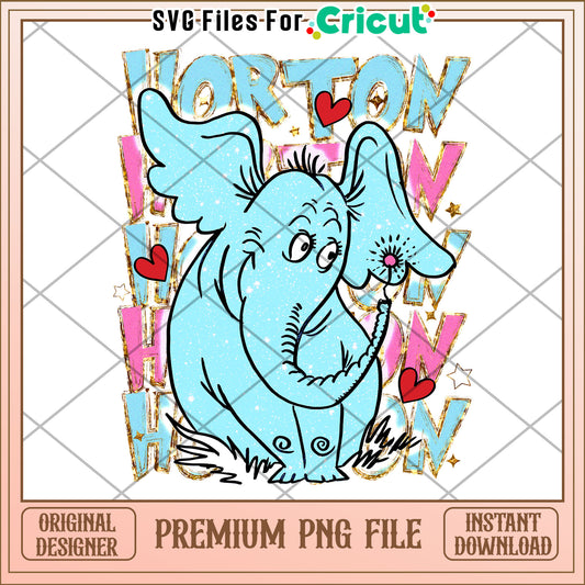 Horton Hears a Who PNG Sublimation