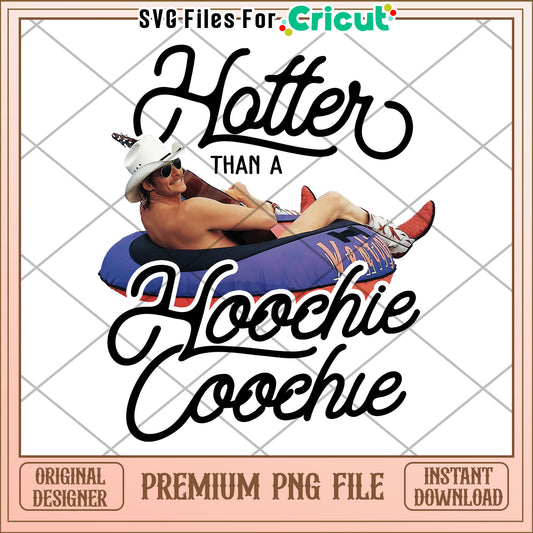 Hotter than hoochie coochie png, sassy southern quote png, retro american png