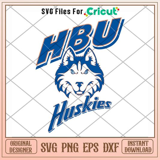 Houston Baptist Huskies Logo Svg, Houston Baptist Huskies Svg, NCAA Svg