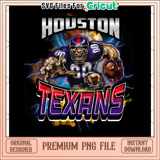 Houston Texans Football Team PNG File Download, High Quality Design