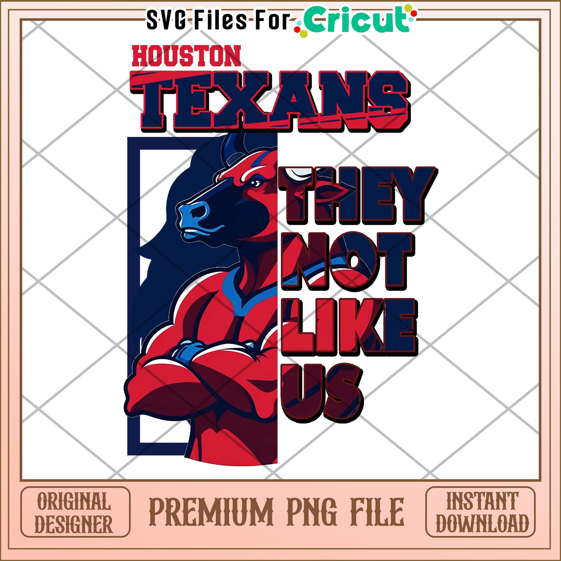 Houston Texans PNG Design, perfect for Cricut projects and fans
